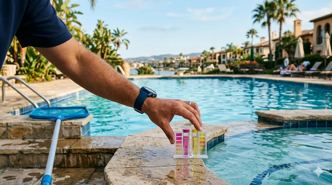 Pool Chemical Treatment